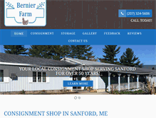 Tablet Screenshot of bernierfarmsandstorage.com
